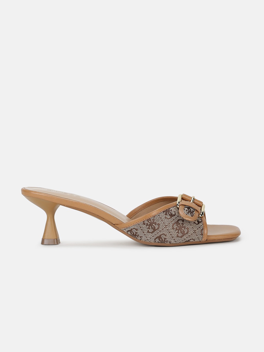 Women Beige Polyurethane Dress Sandals