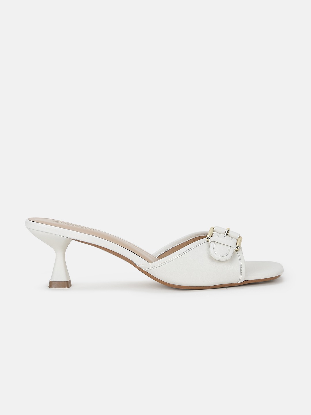 Women White Leather Dress Sandals