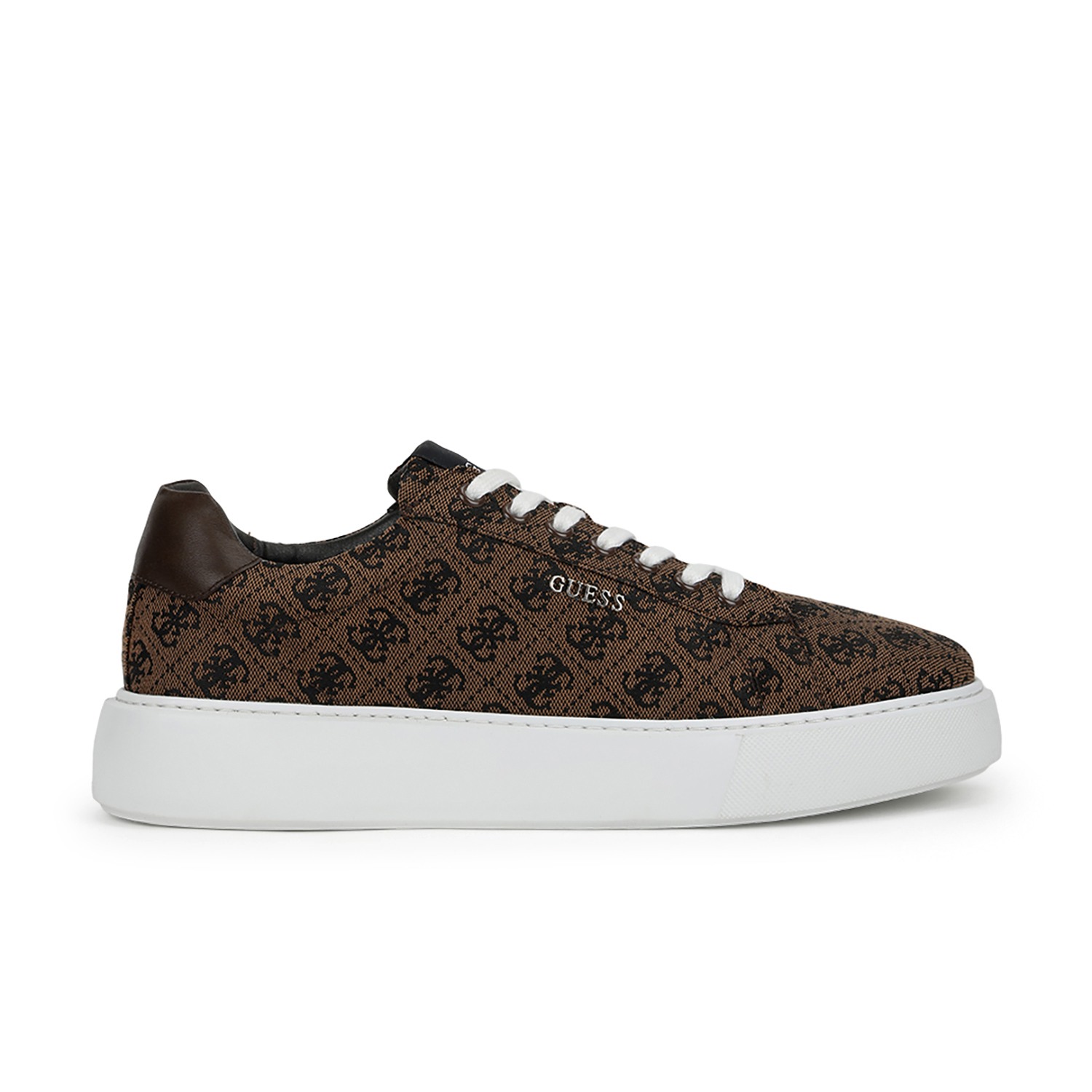 Men Brown Polyester Lace-Up Sneakers