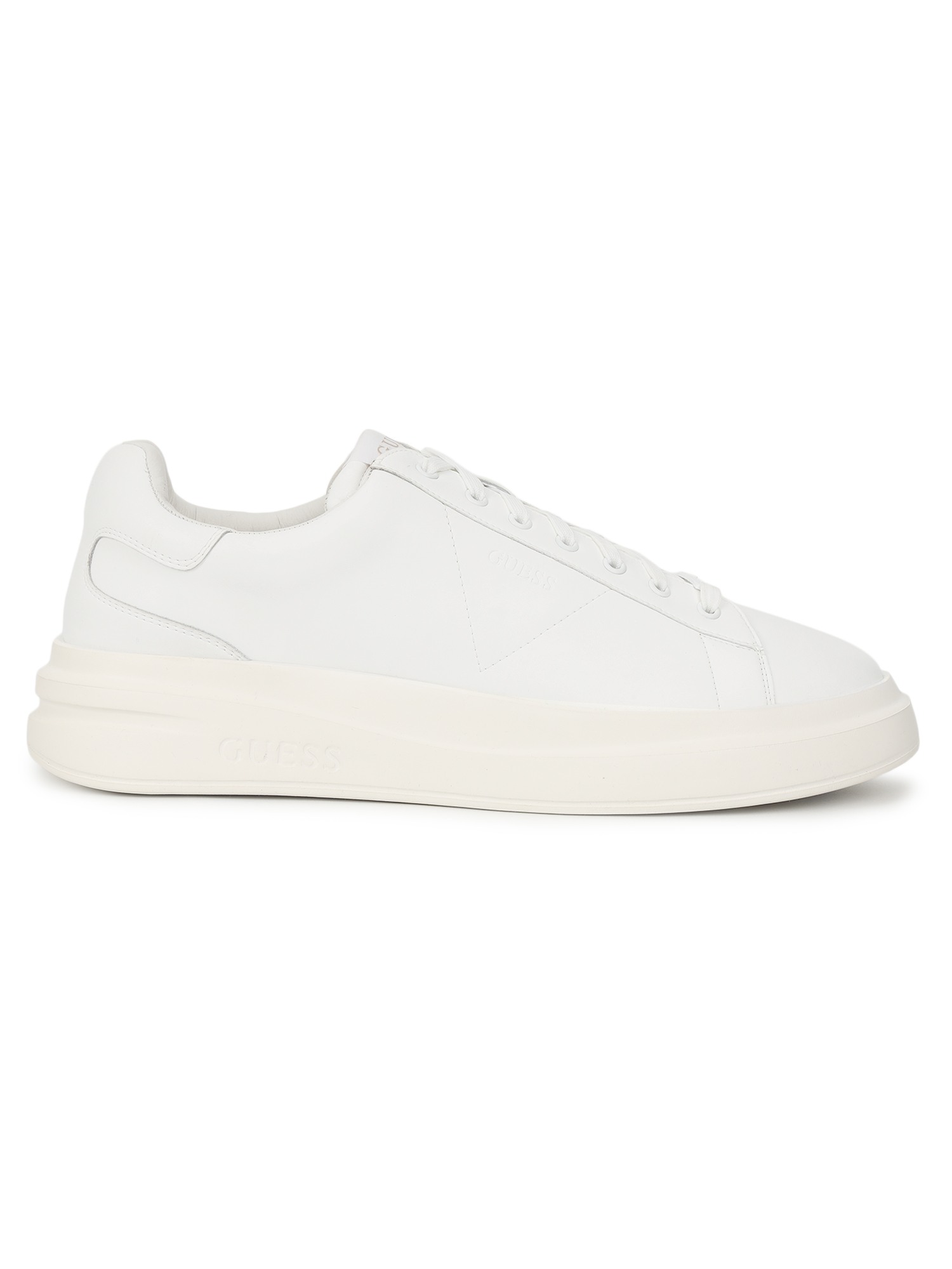 Guess Solid Lace-Up Elba Cupsole Sneakers