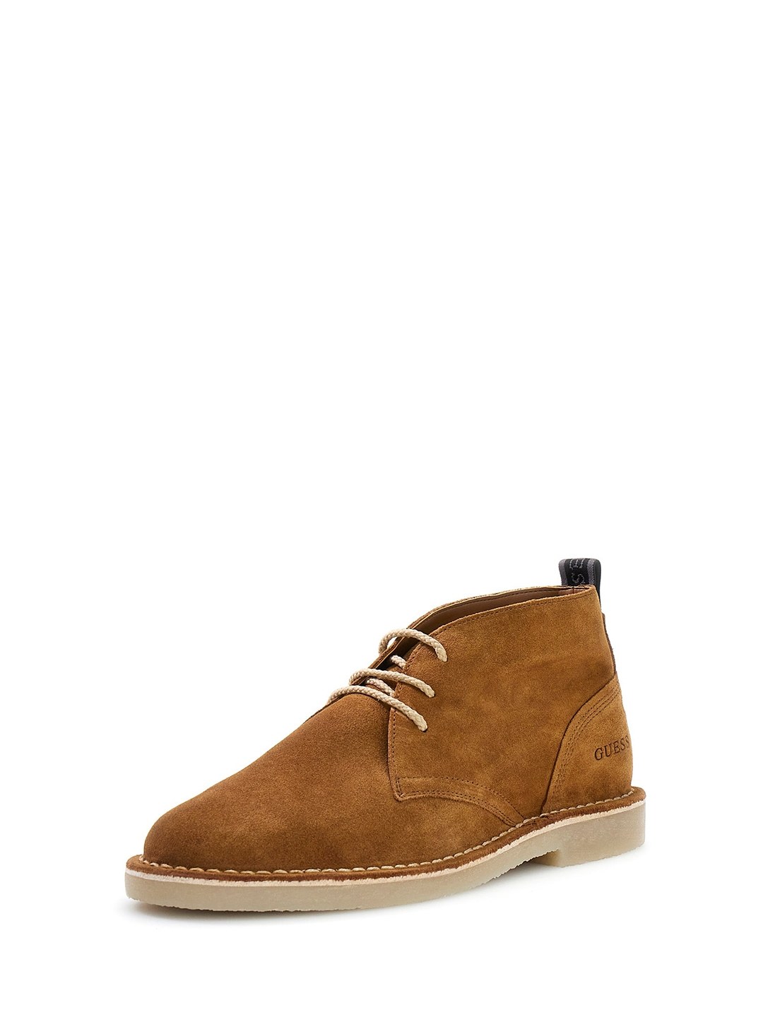 Men Brown Solid Lace-Ups Lorez Suede Chukka Boots