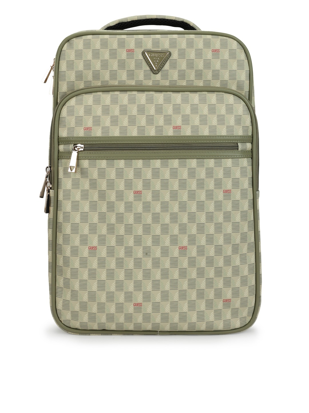 Guess Green Printed G Wave Backpack