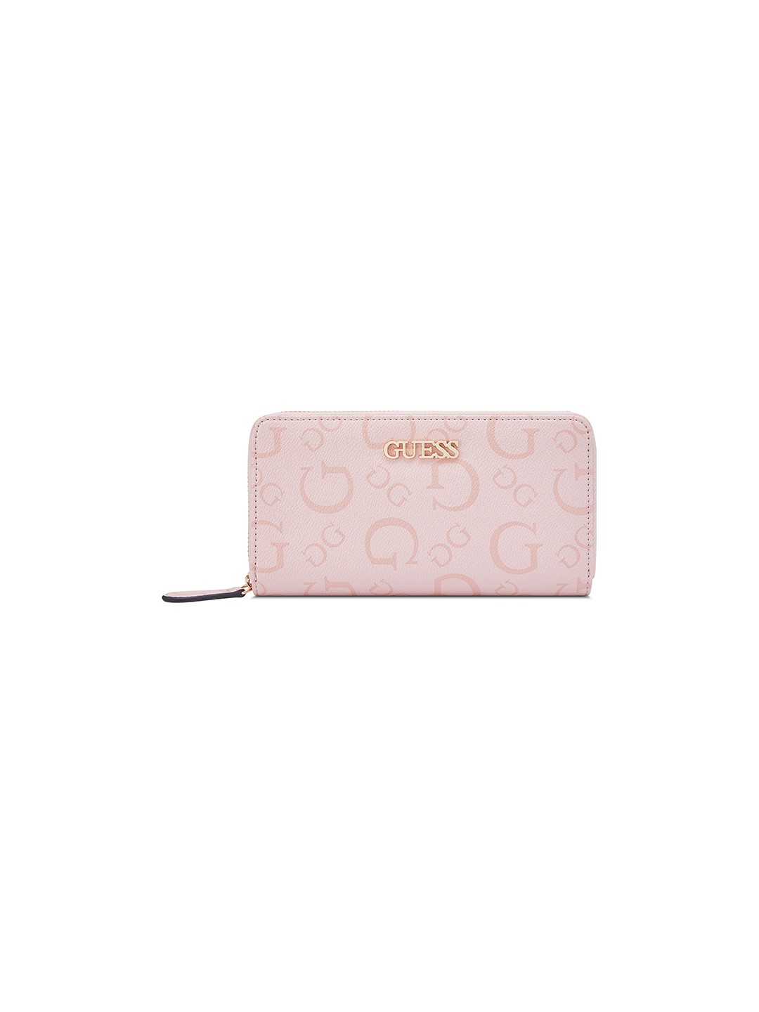 Rose Petal Printed Zipper Lacy Medium Zip Around Wallet