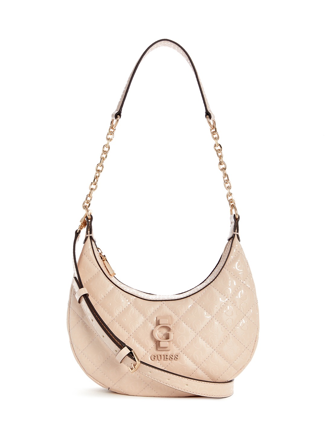 Sand Quilted Bessey Hobo Bag
