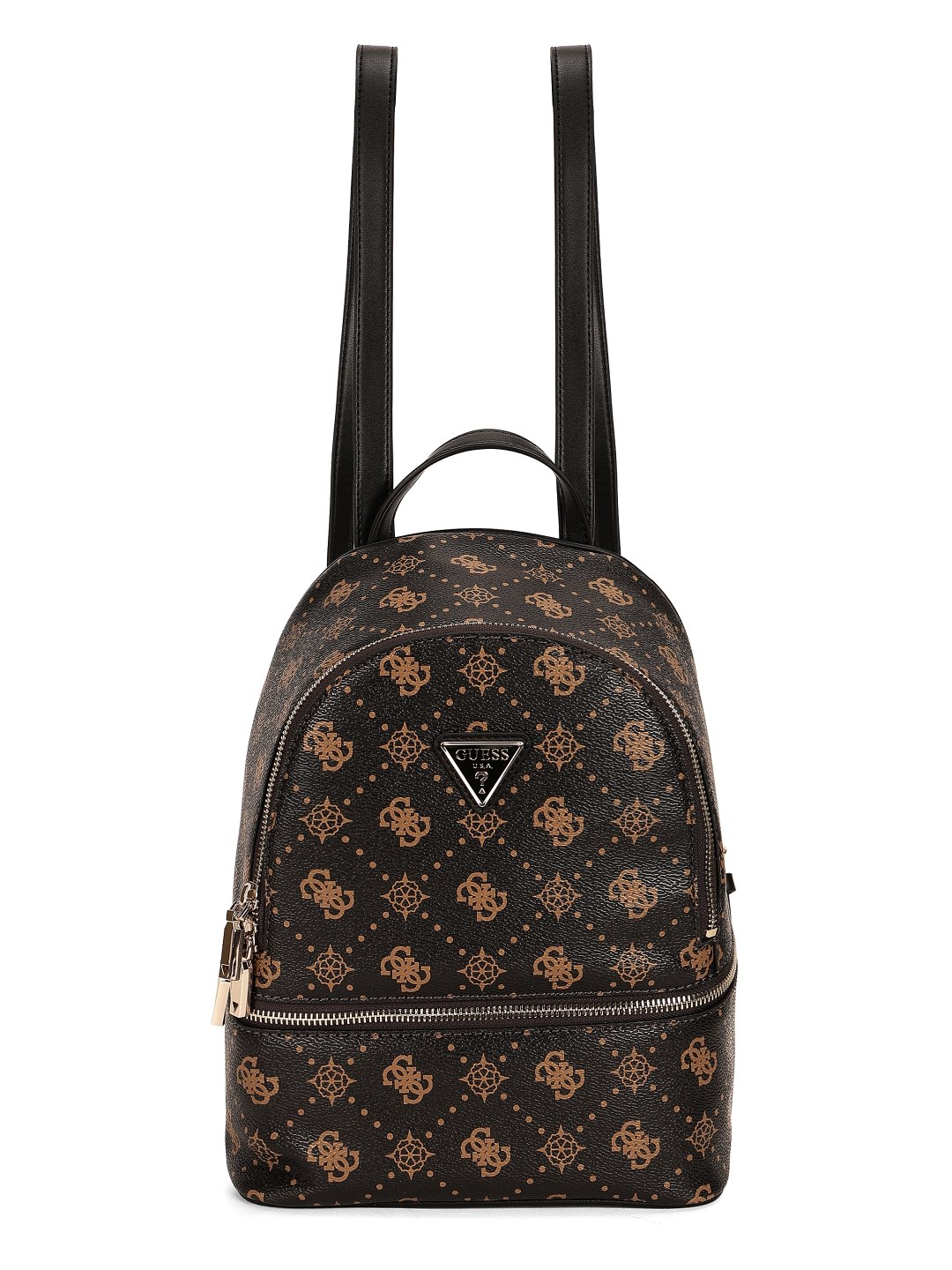 Guess Brown PU Printed WOMEN Backpack