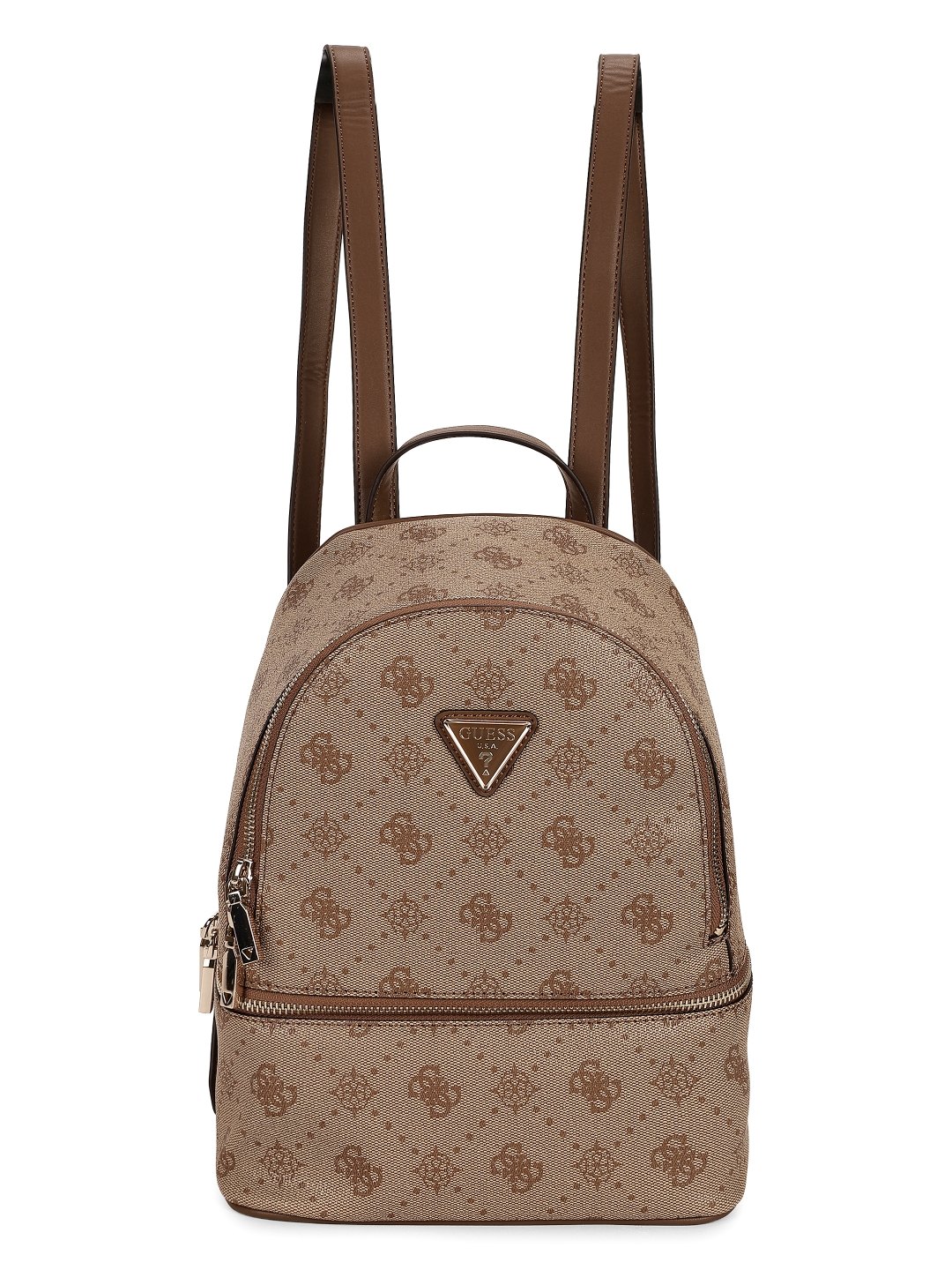 Guess Beige PU Printed WOMEN Backpack