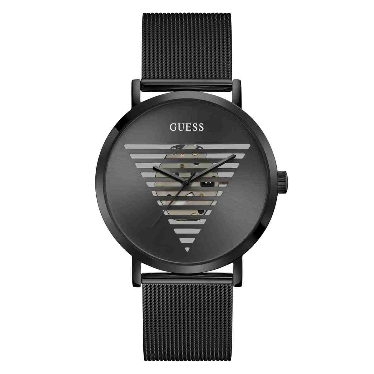 Idol Black Stainless Steel Analog Watch