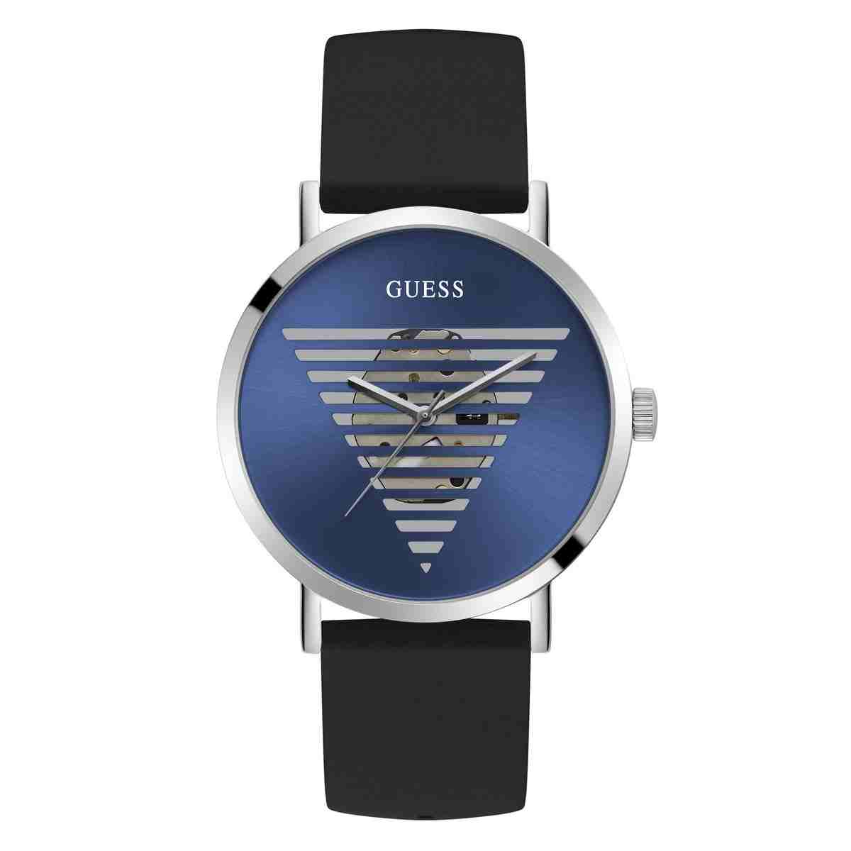 Idol Black Silicone Analog Watch