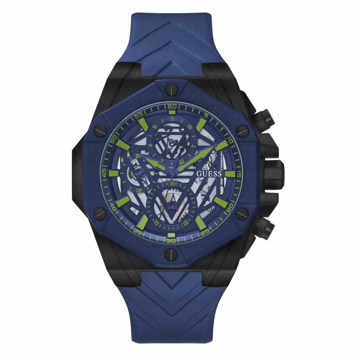 Formula Blue Silicone Analog Watch