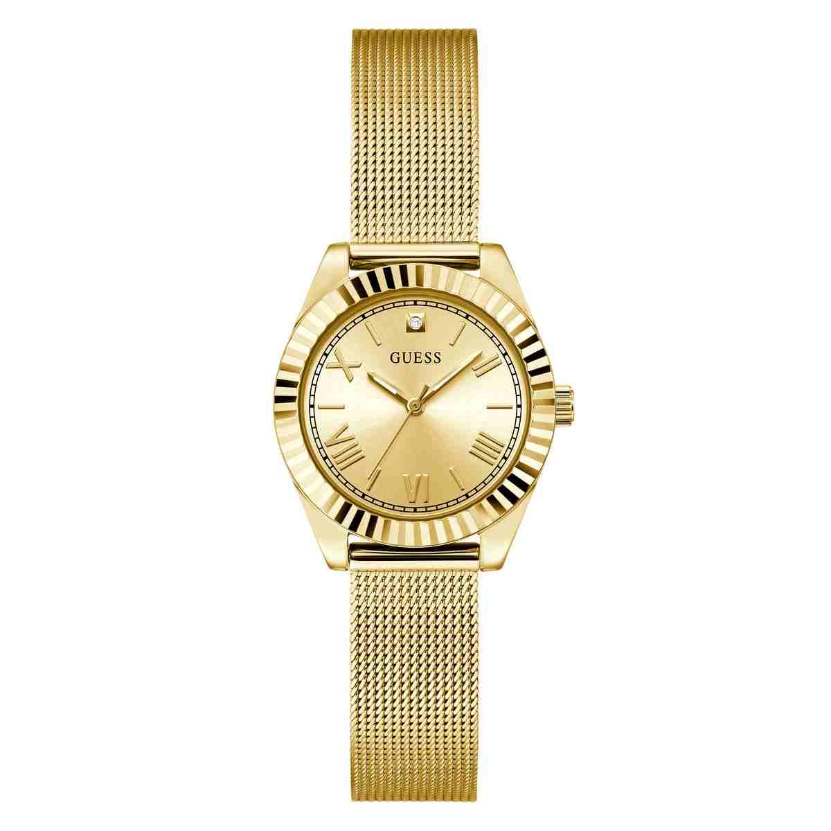 Women Gold-Tone Round Analog Watch