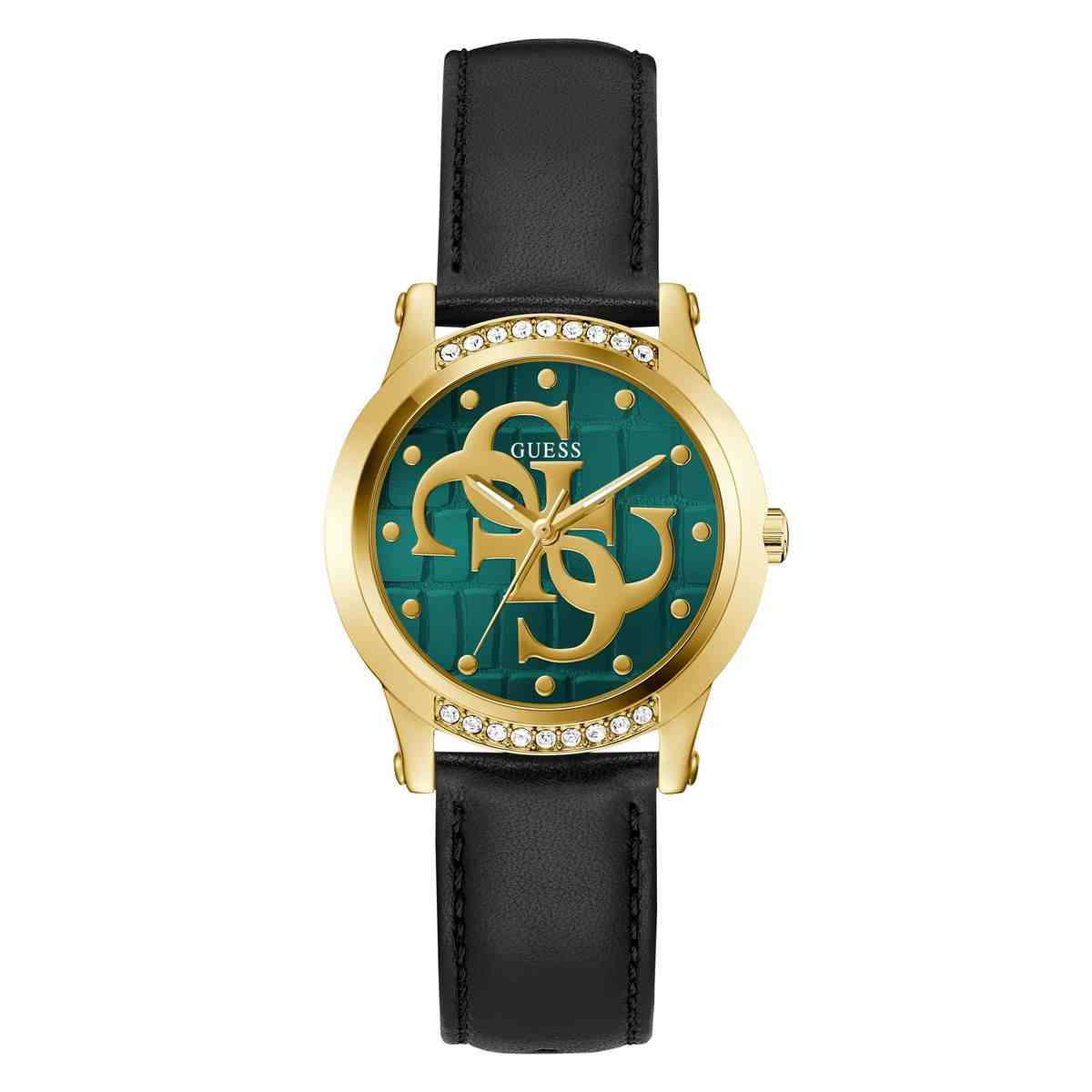 Women Black Round Analog Watch