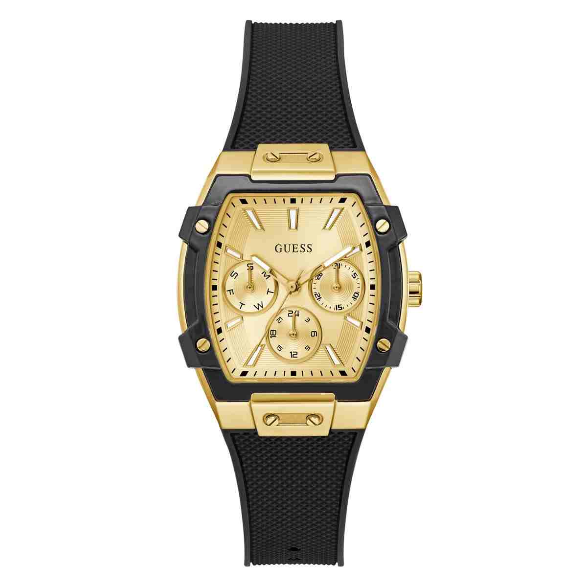 GUESS Mens Equity Brown Coffee Multi-function Watch
