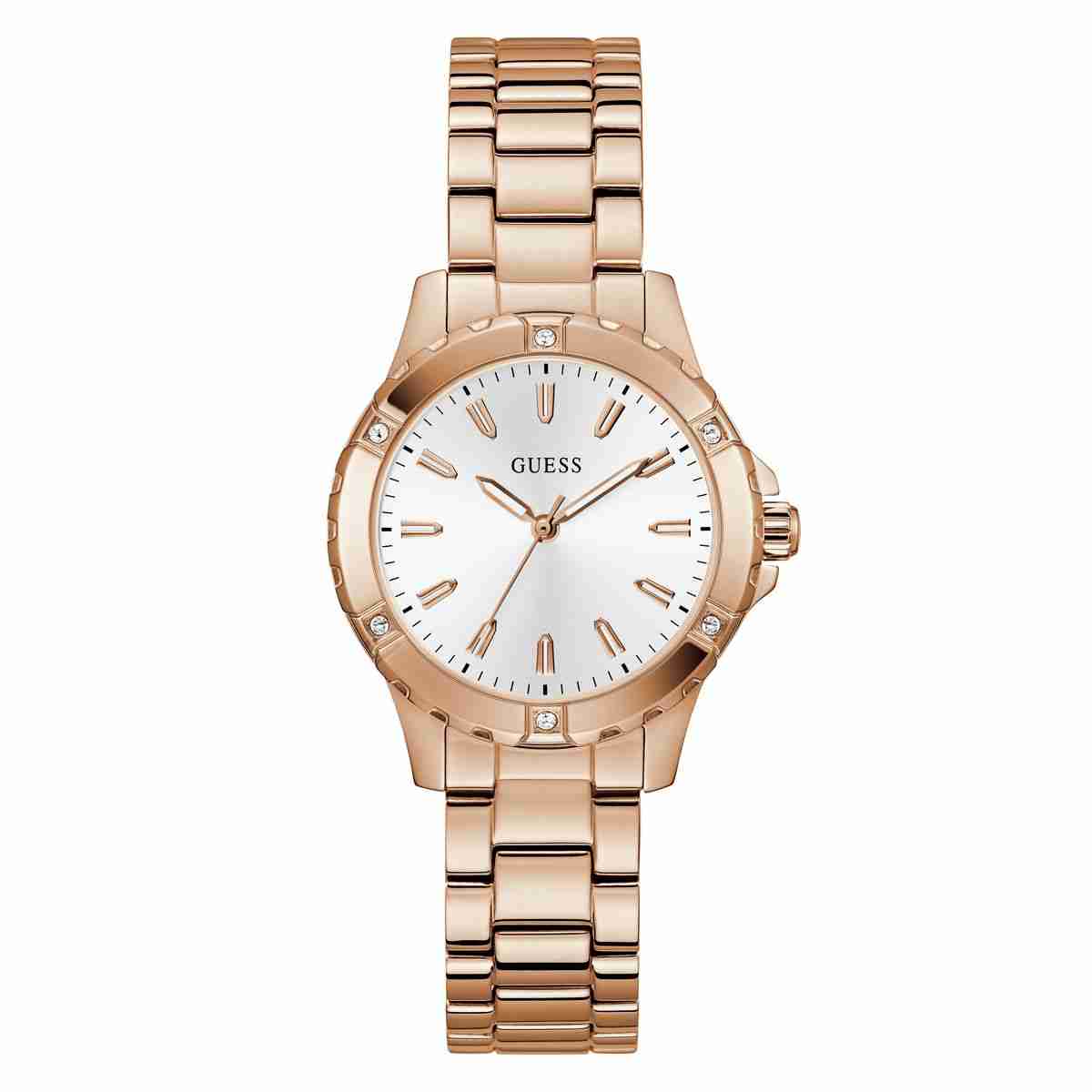 Women Rose Gold-Tone Round Analog Watch