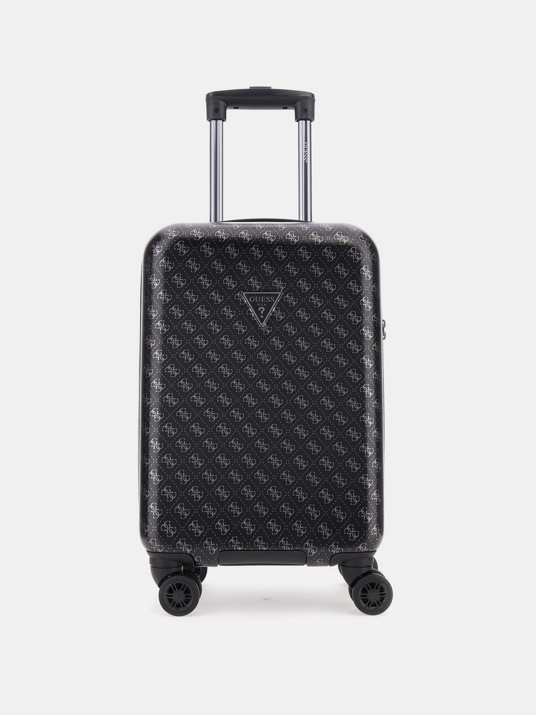 Guess Black Printed Trolley Bag