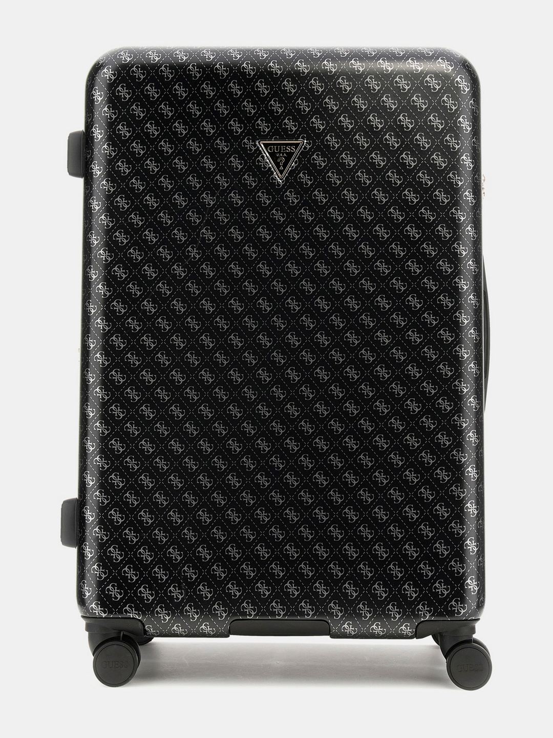 Guess Brown Printed Wilder 18 In 8-Wheeler Trolley