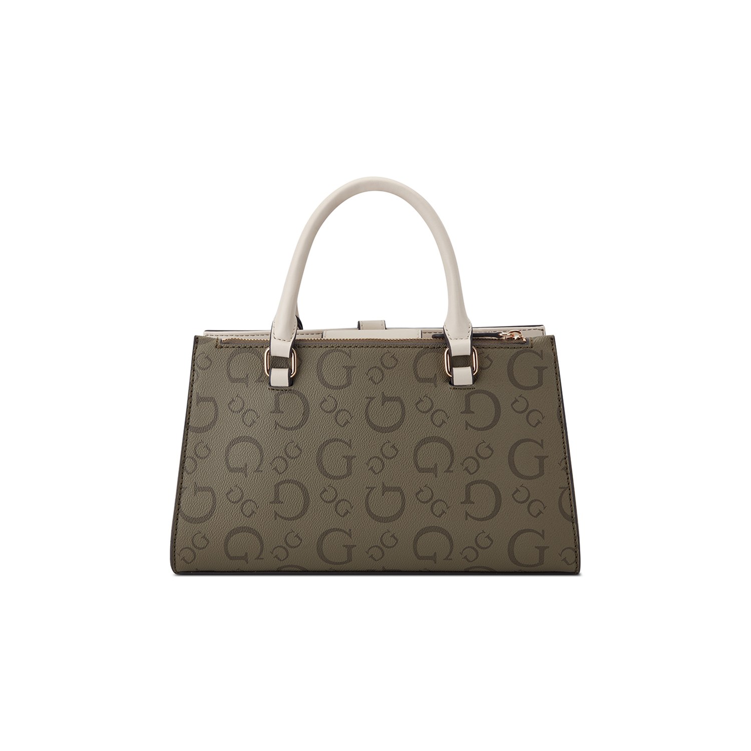 Guess Monogram Delvin Satchel Bag