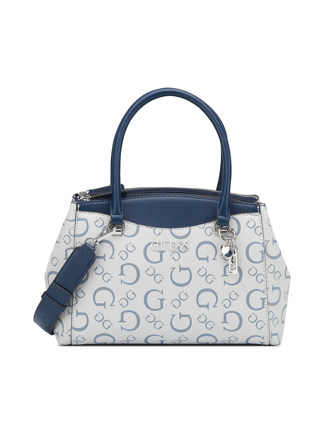 Off White Printed Westfield Satchel Bag