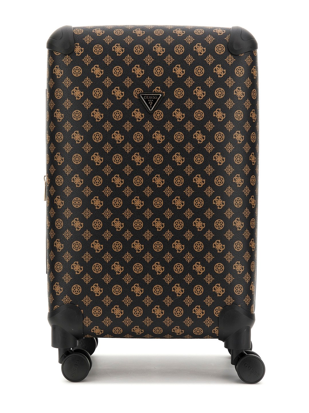 Guess Brown Printed Wilder 22 In 8-Wheeler Trolley