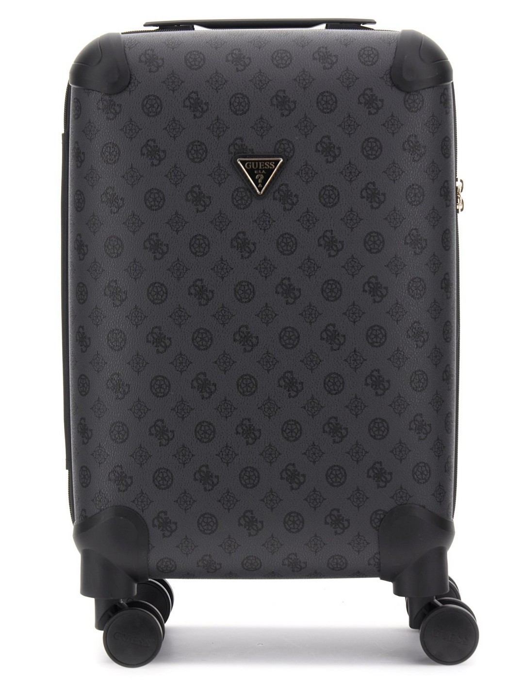 Guess Brown Printed Wilder 18 In 8-Wheeler Trolley