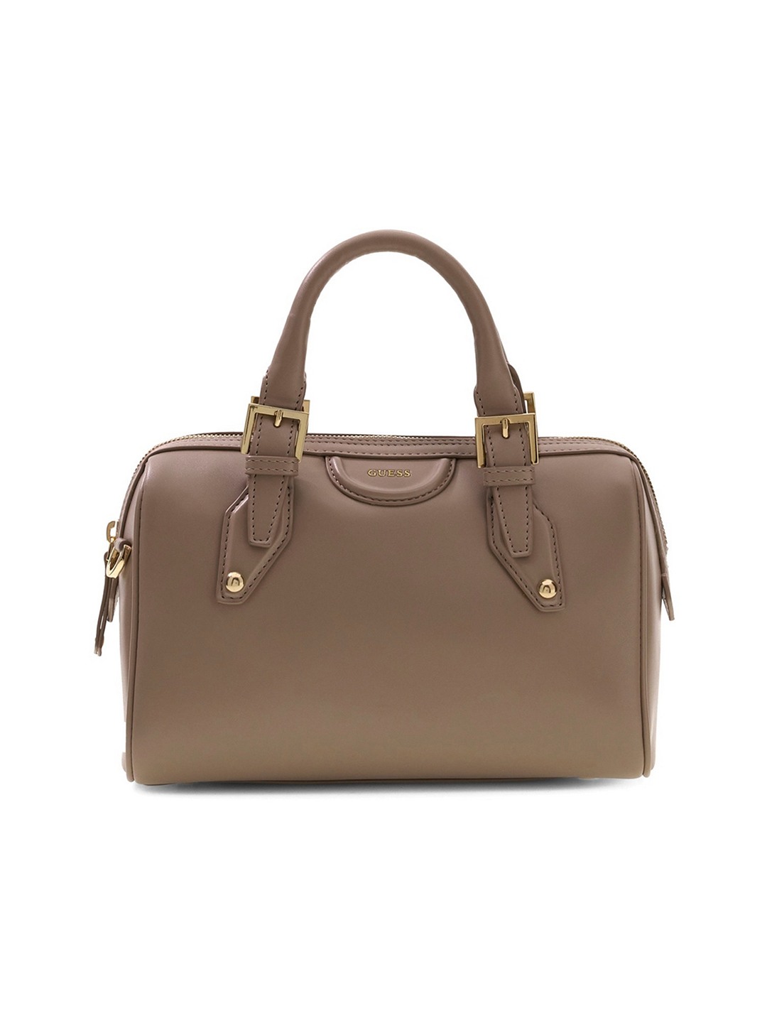 Guess Women Solid Ataupe Nina Bowler Satchel