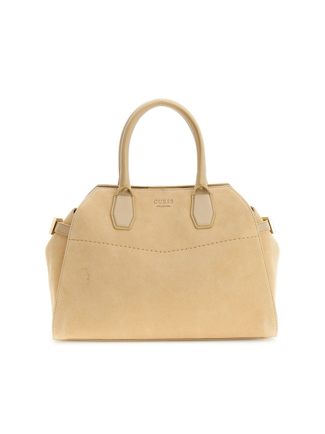 Guess Women Solid Sand Liza Small Satchel