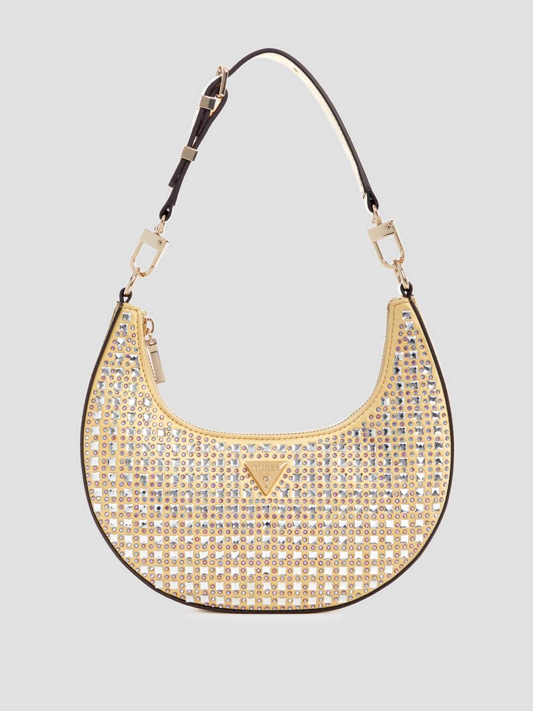 Gold Embellished Lua Small Hobo Bag