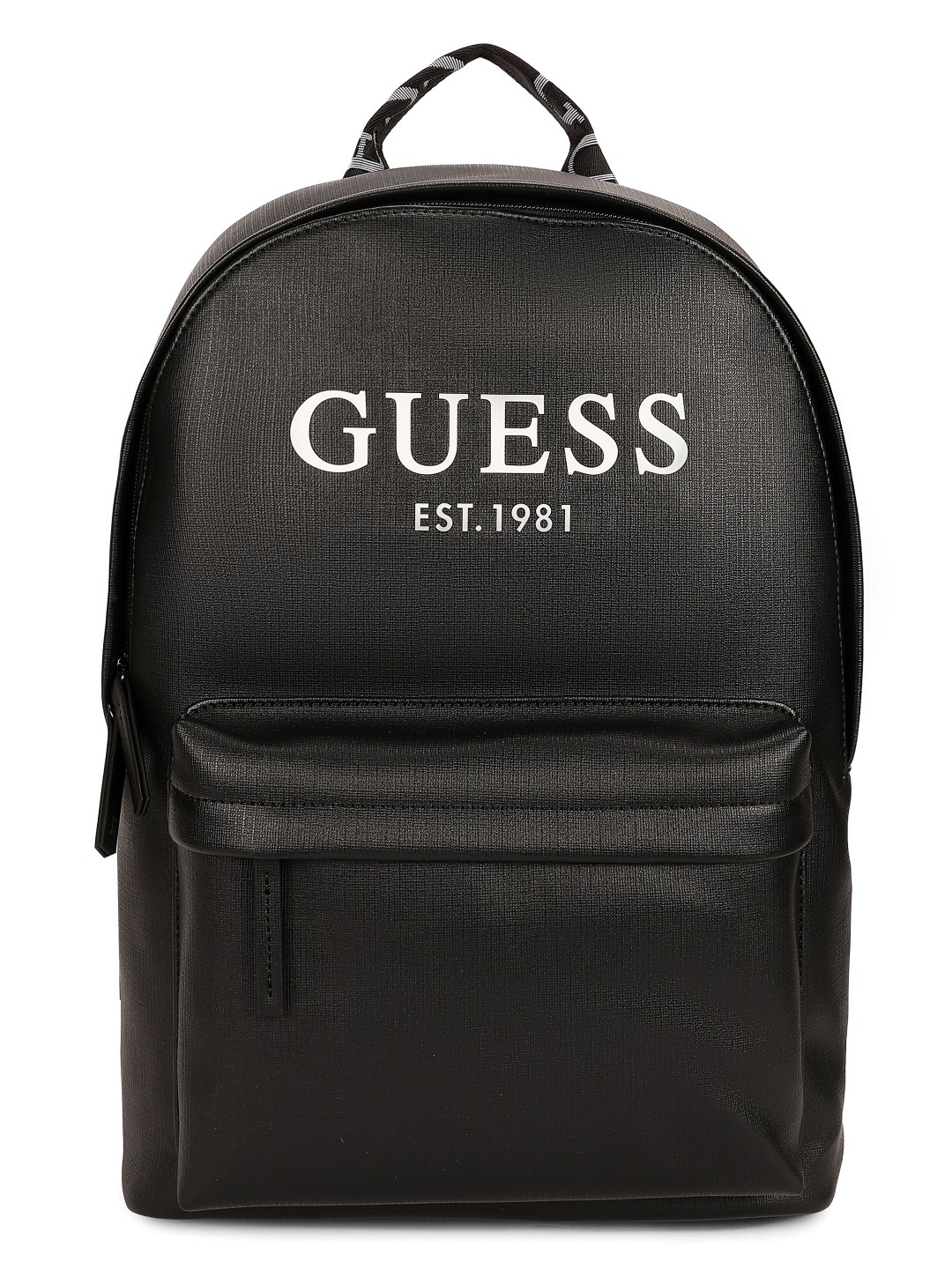 Guess Black PVC Solid MEN Backpack