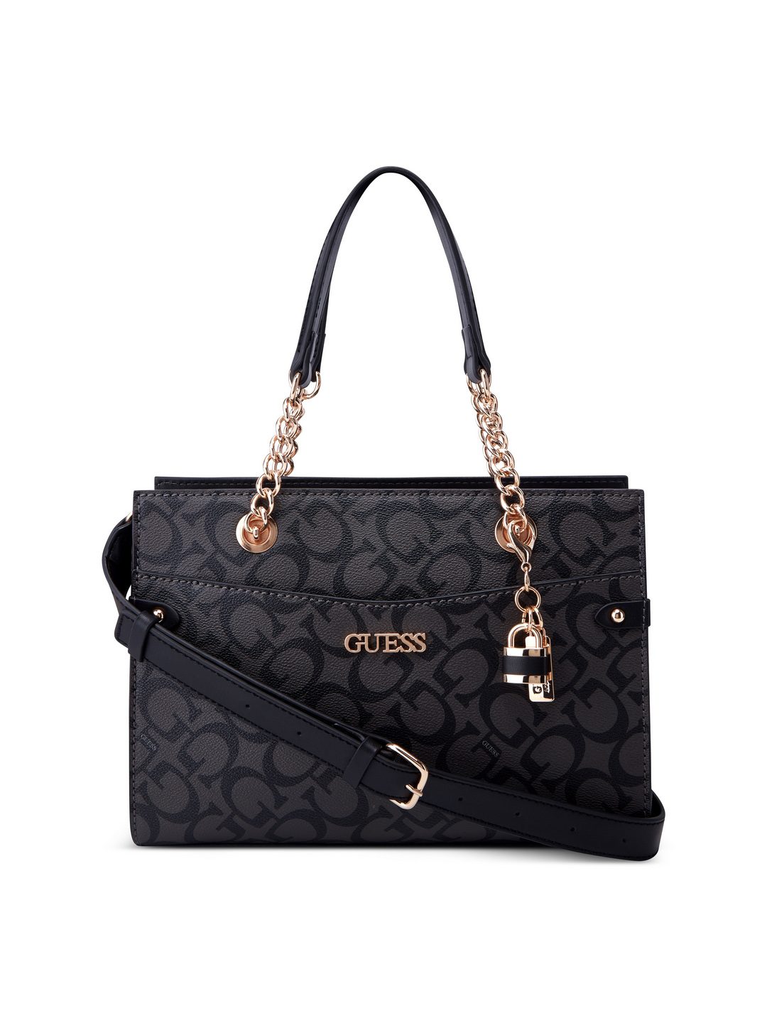 Women Coal Monogram Castalia Satchel Bag