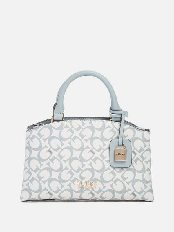 Blue Monogram Easley Small Satchel