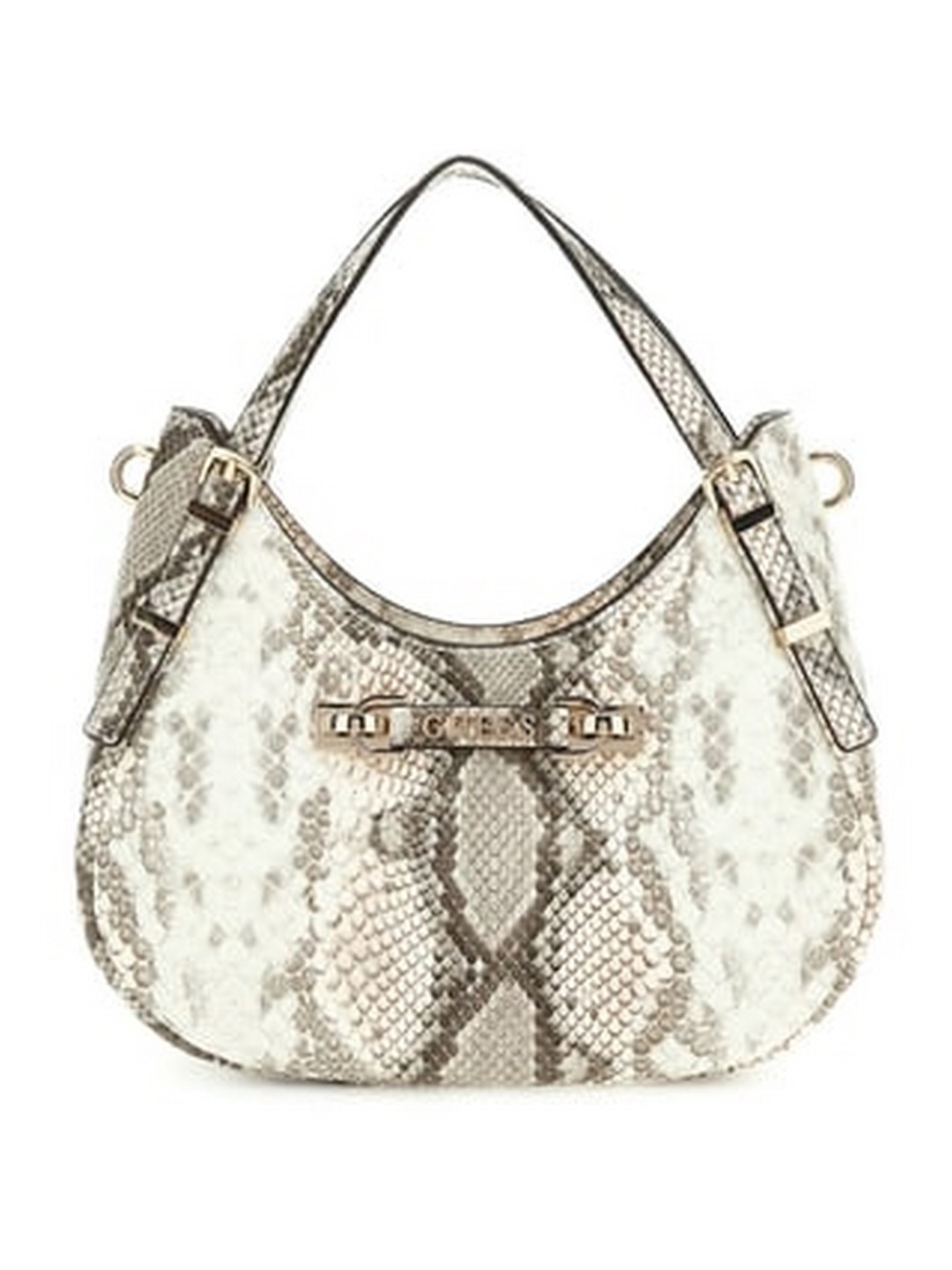 Guess Women Multicolor Reptile Strap Handles Hobo Bag