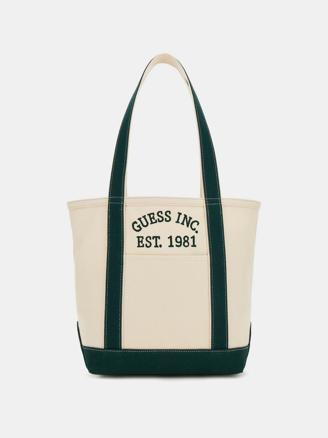 Guess Forest Textured Summerline Small Tote Bag