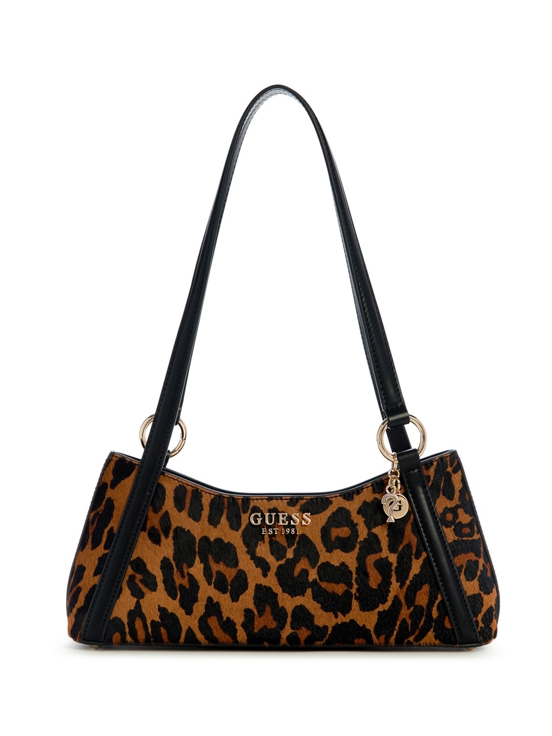 Brown Animal Print Domitilla Shoulder Bag