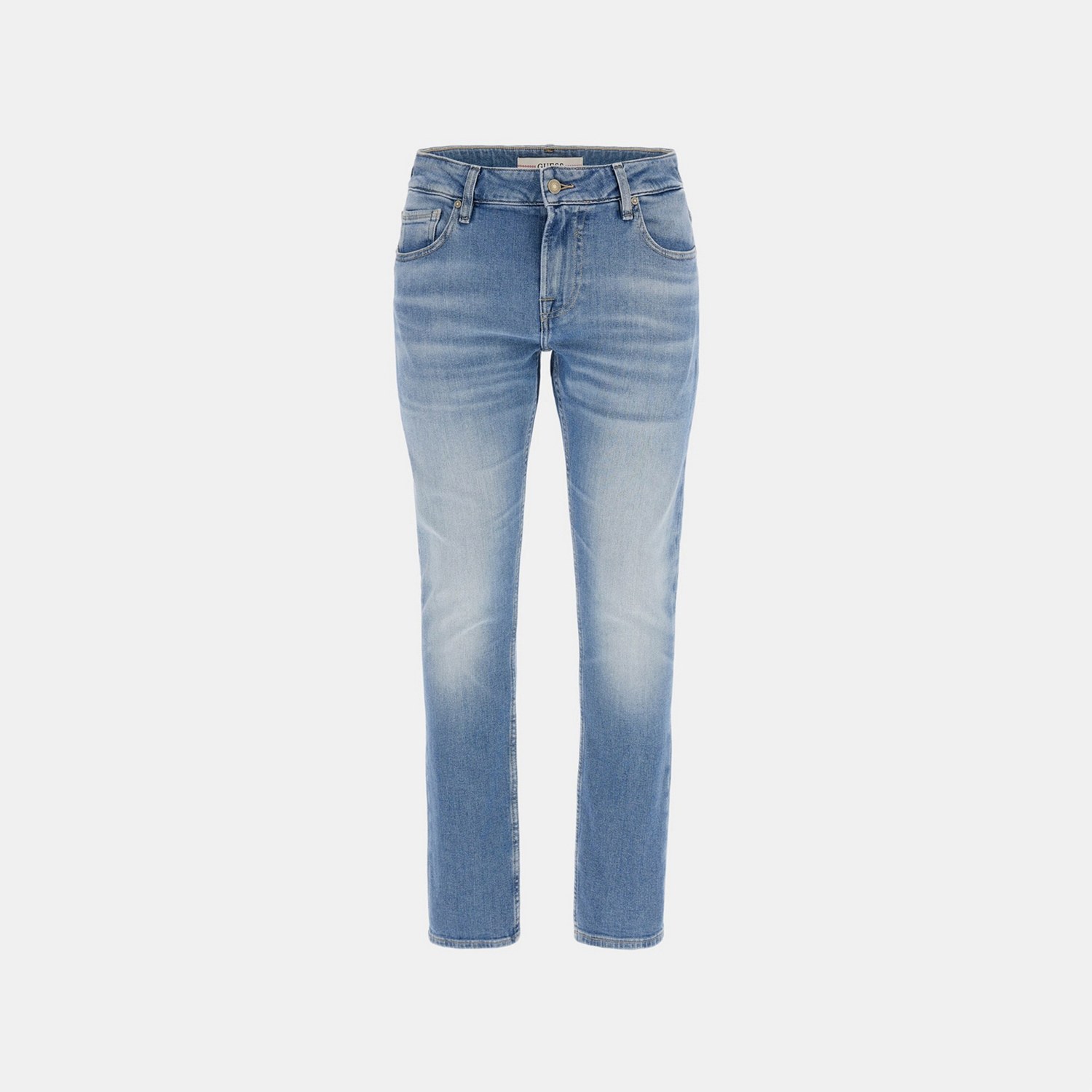 Light Blue Solid Skinny Fit Jeans