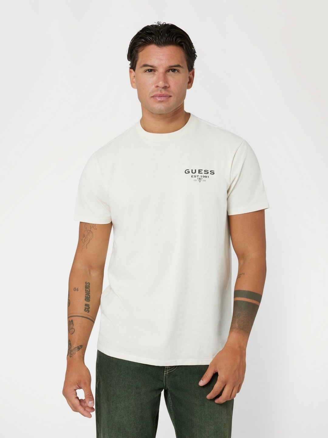 Pure Cotton Crew Neck Solid T-Shirt