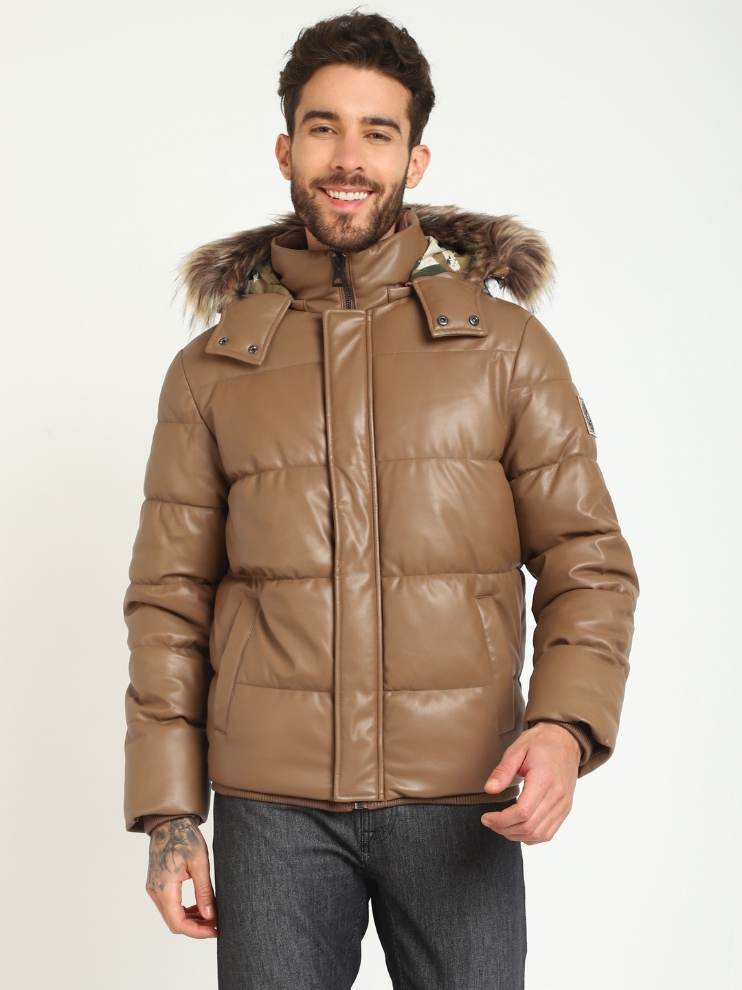 Polyurethane Solid Puffer Jacket