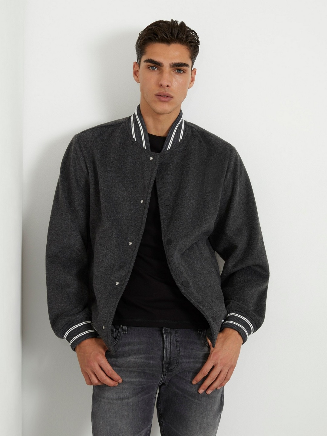 Logo Polyester Embroidered Jacket