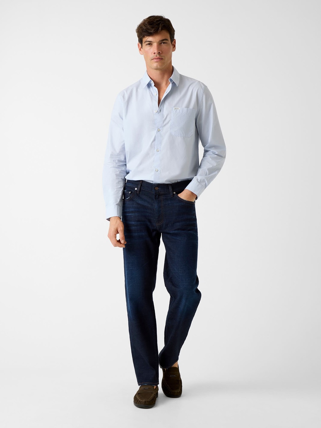 GUESS Men Dark Blue Jeans
