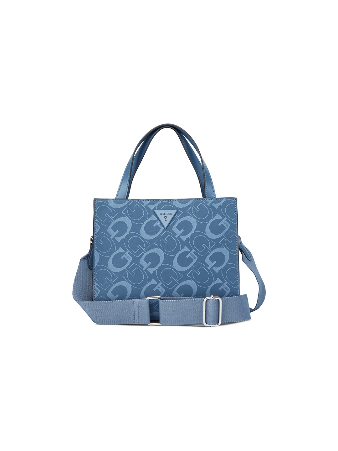Navy Multi Printed Magnet Breena Mini Tote Bag
