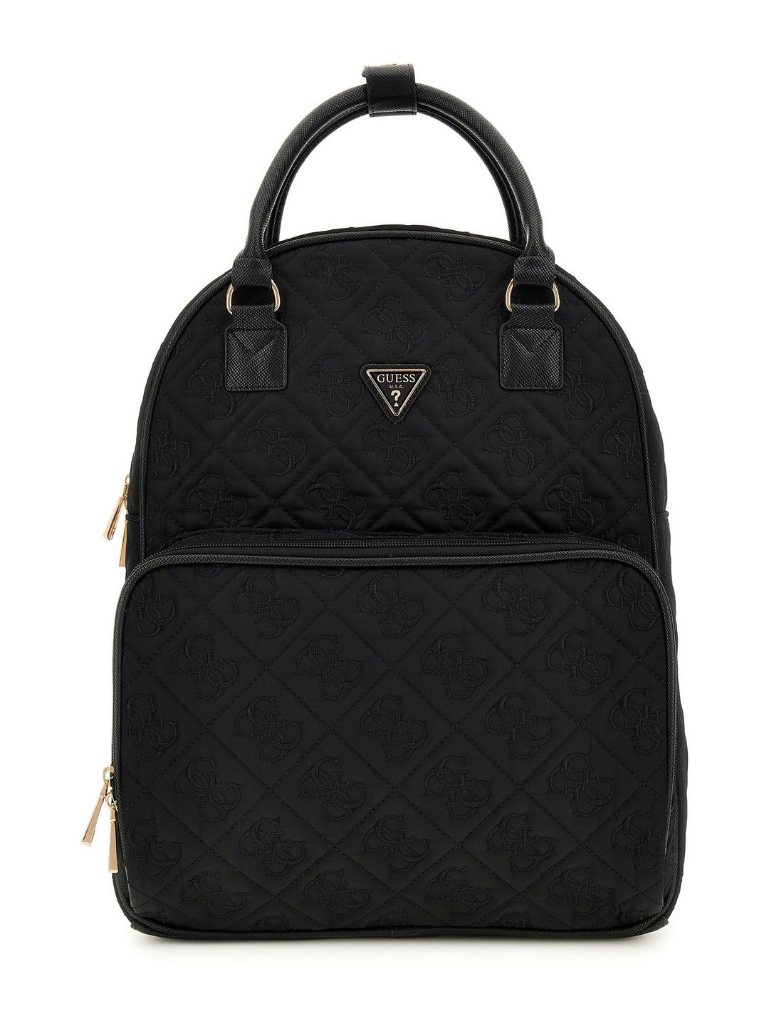 Guess Black Quilted Adelasia Back To School Backpack