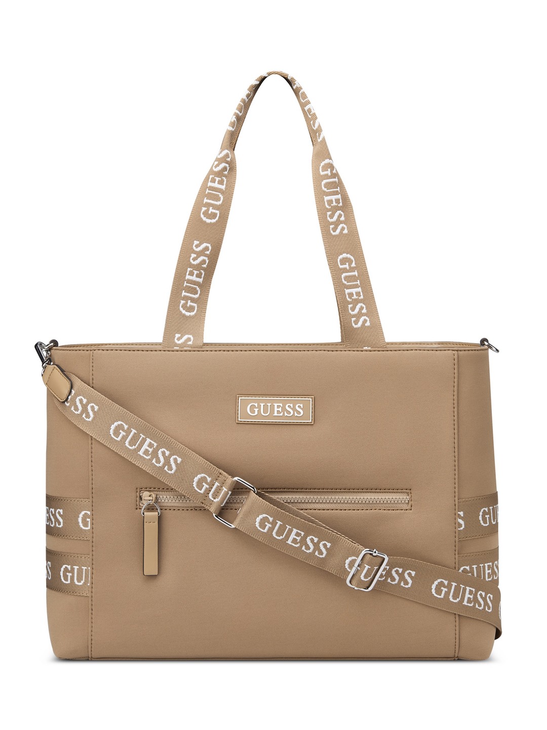 Brown Solid Garnon Shoulder Bag