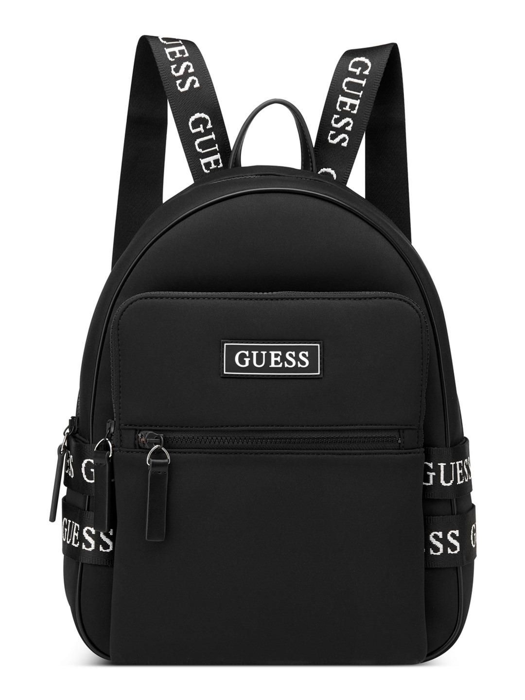 Black Solid Garnon Backpack