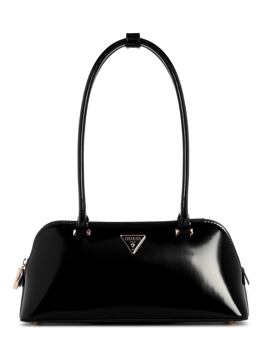 Black Solid Arnela Shoulder Bag