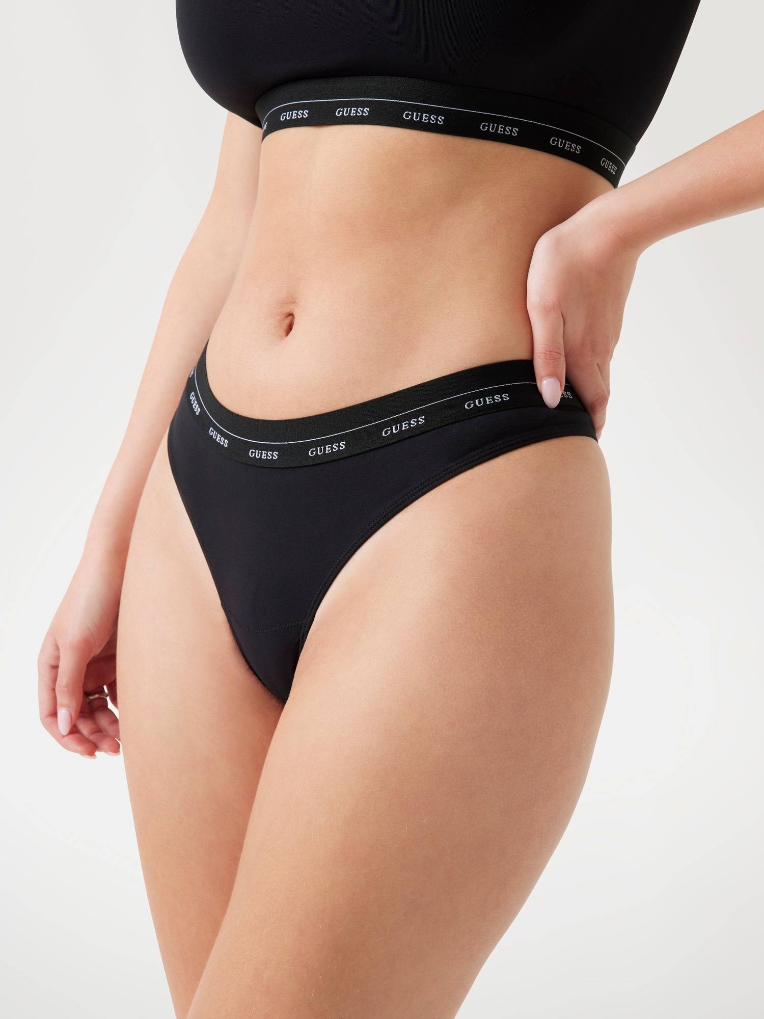 Guess Black Women Matilde Seamless Thong