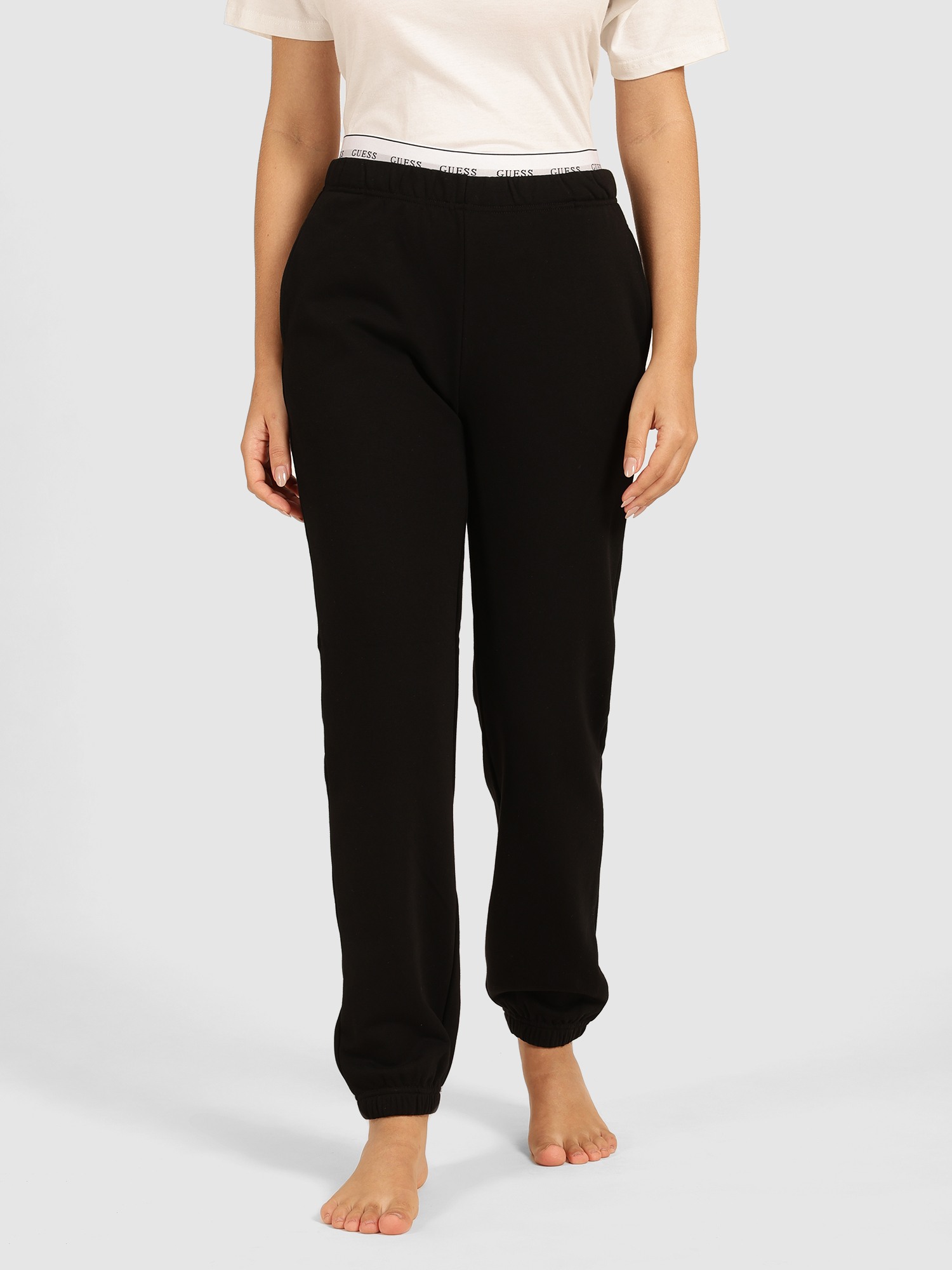 Guess Black Sofia Cuffed Pant