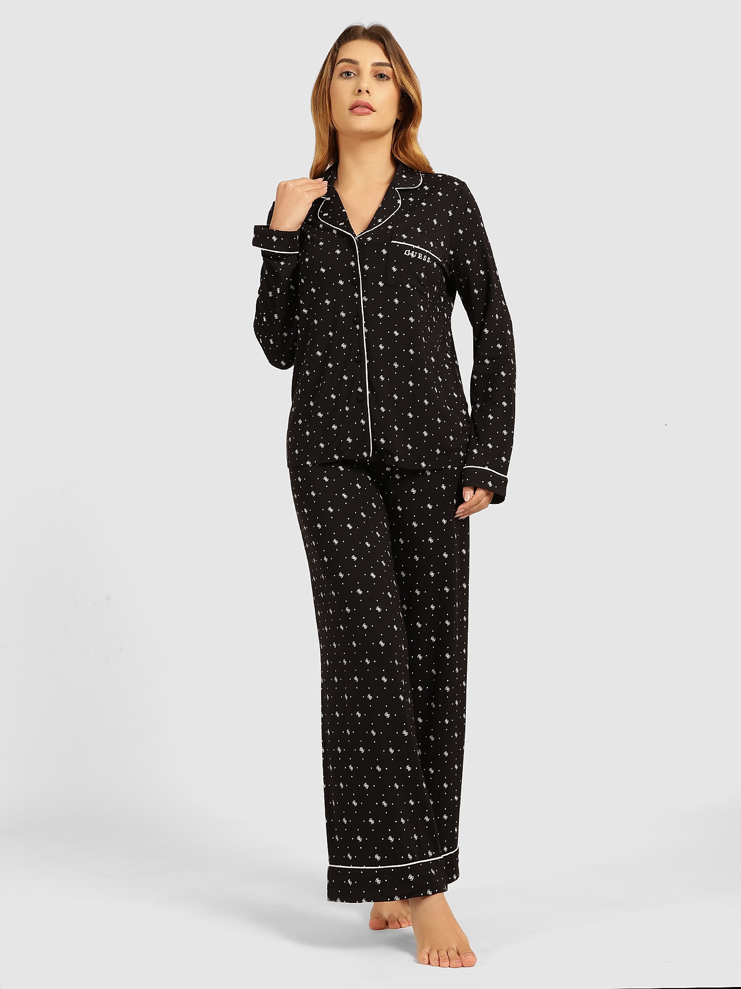 Guess Black Sasha Pyjama Set