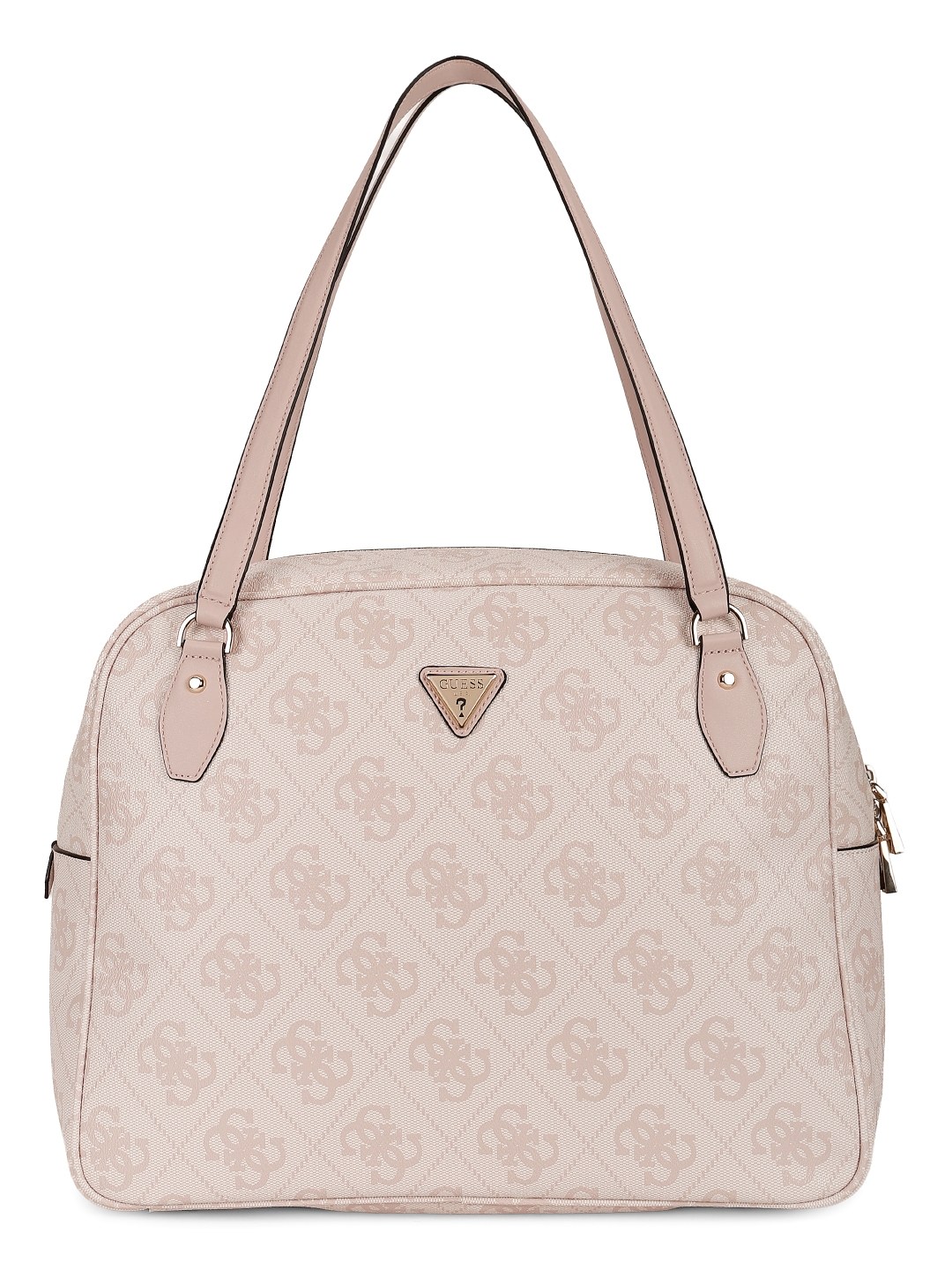 Guess Rosewater Logo Printed Berta Travel Tote Bag