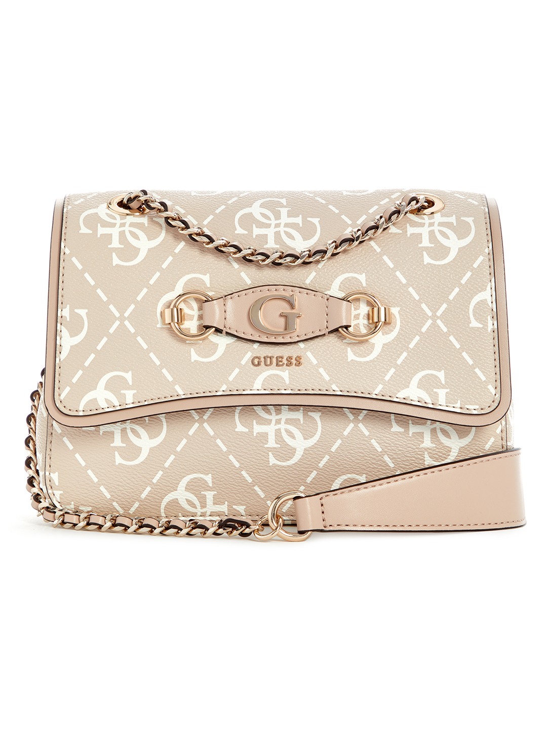 Sand Logo Printed Izzy Convertible Crossbody Bag