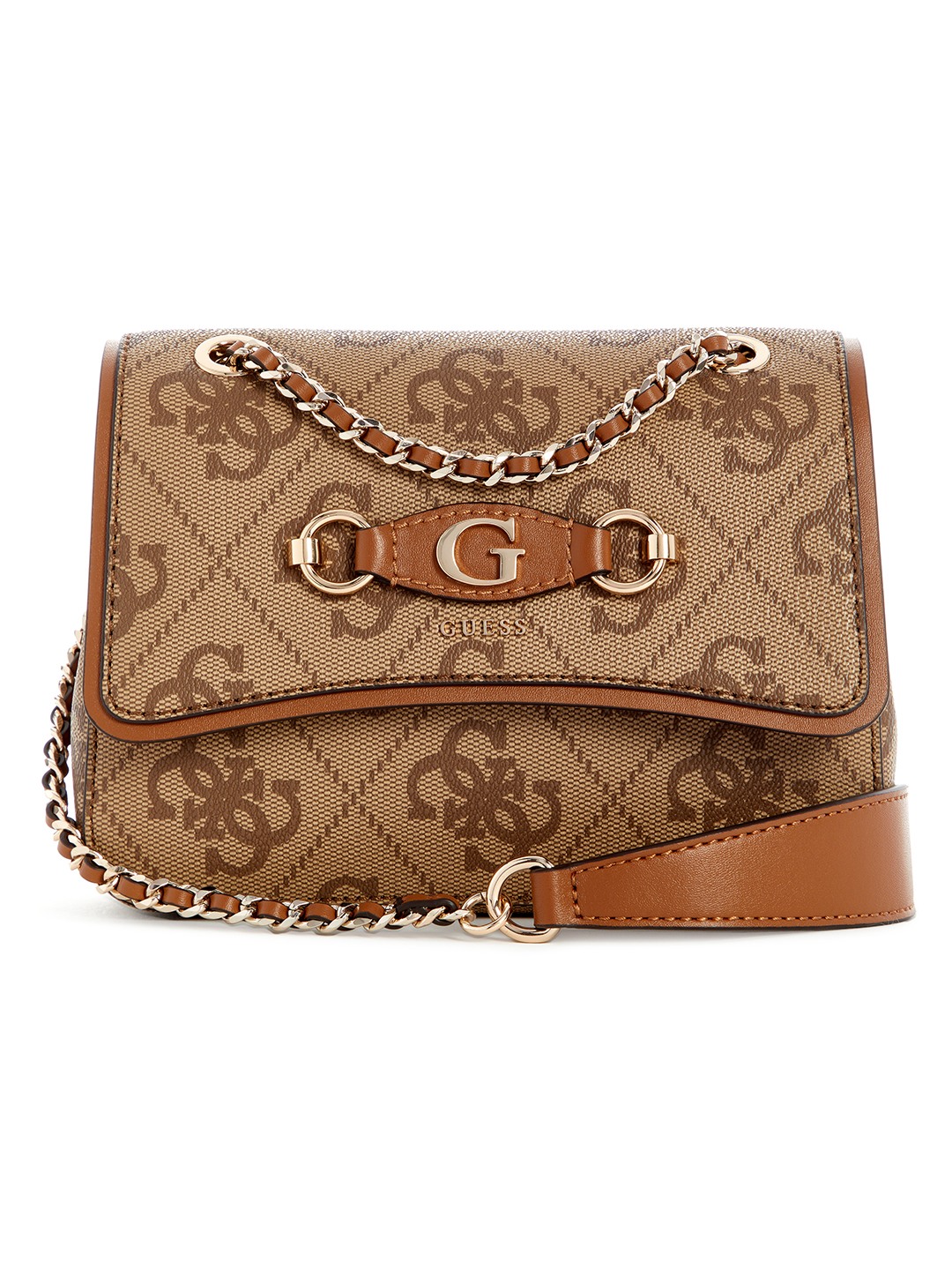 Latte Logo Printed Izzy Convertible Crossbody Bag