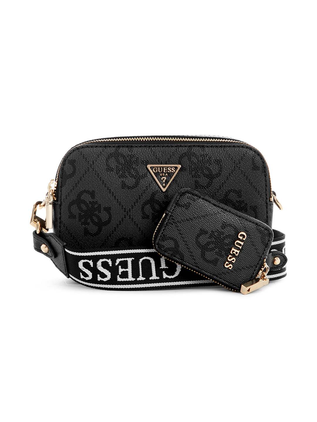 Guess Women Geometric Latona Crossbody Bag