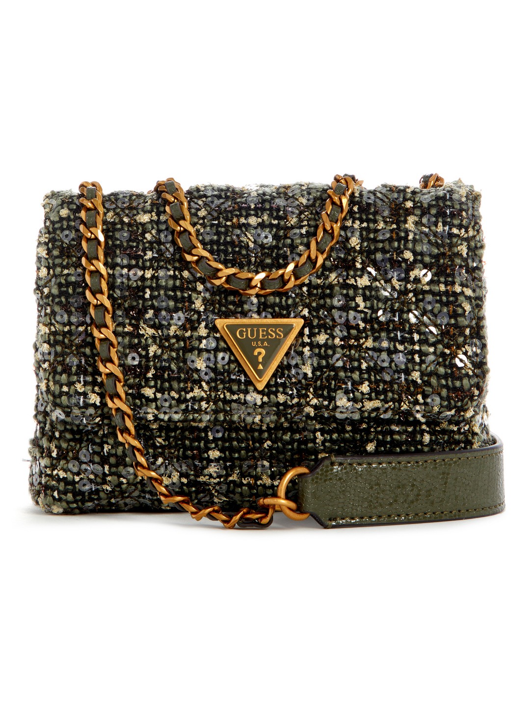 Olive Self-Design Sling Bag